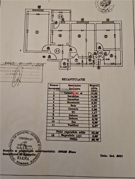 Basarabia -Costin Georgian 3 camere et. 3, bloc 1986, 2 bai, bl. reabilitat, renovat